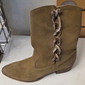 MTNG Brown Lace-Up Women's Boots